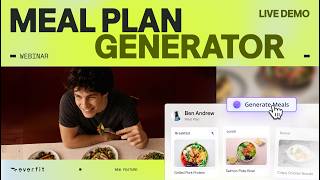 Live Demo Webinar: Meal Plan Generator, Repeat Meal Plan, Auto-regenerate Meal Plan