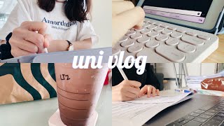 uni vlog • sweater weather, Starbucks Iced Chocolate, online classes and lots of studying ??