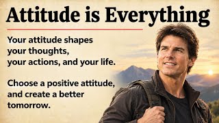 Attitude is Everything 🔥| Graded Reader | Powerful Motivation to Transform Your Mindset 