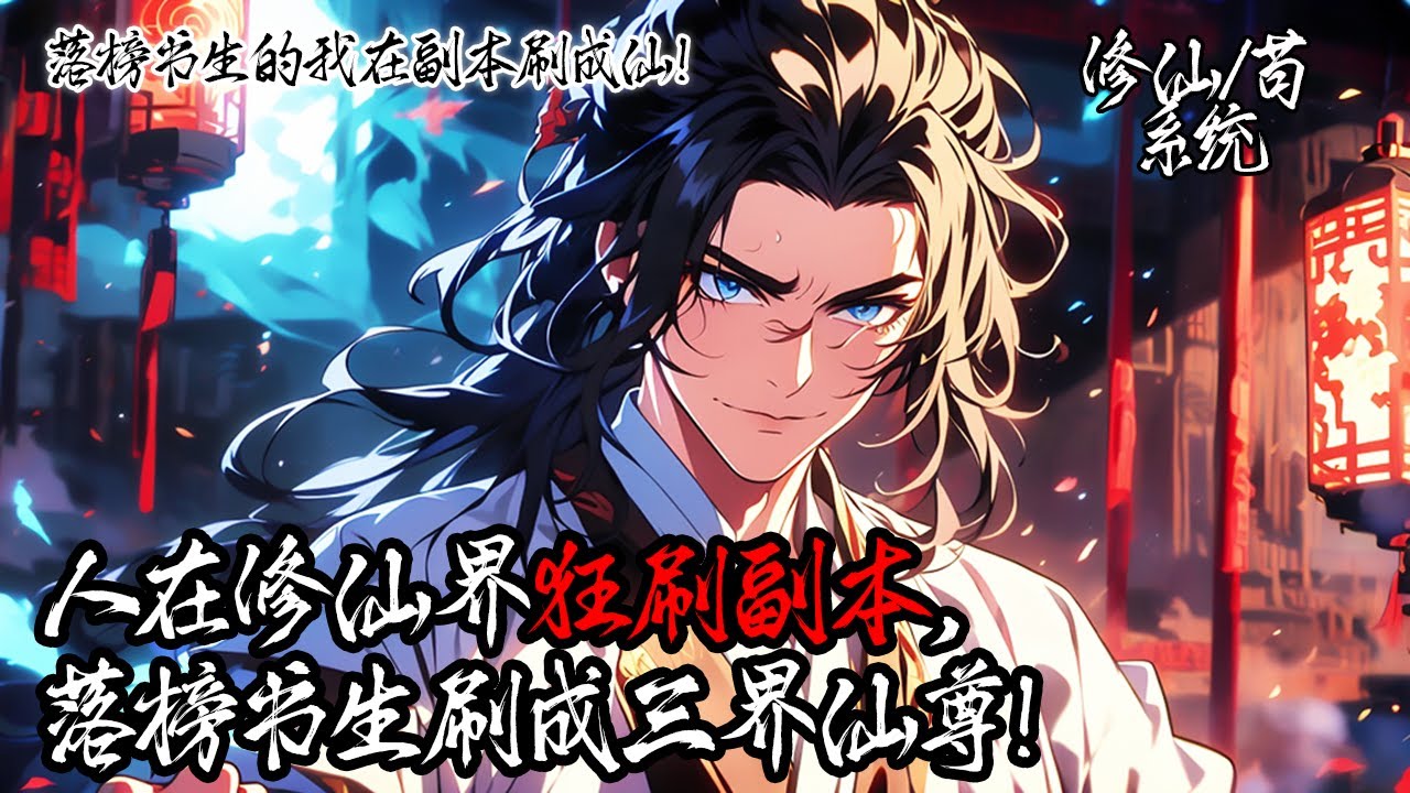 《落榜書生的我在副本刷成仙！》作為一個落榜書生，你獲得副本系統，妖獸山脈、傳承秘境都成後花園。危機副本解決，機緣副本獲取，最終從一介散修，成就天下共尊。#系统 #修仙