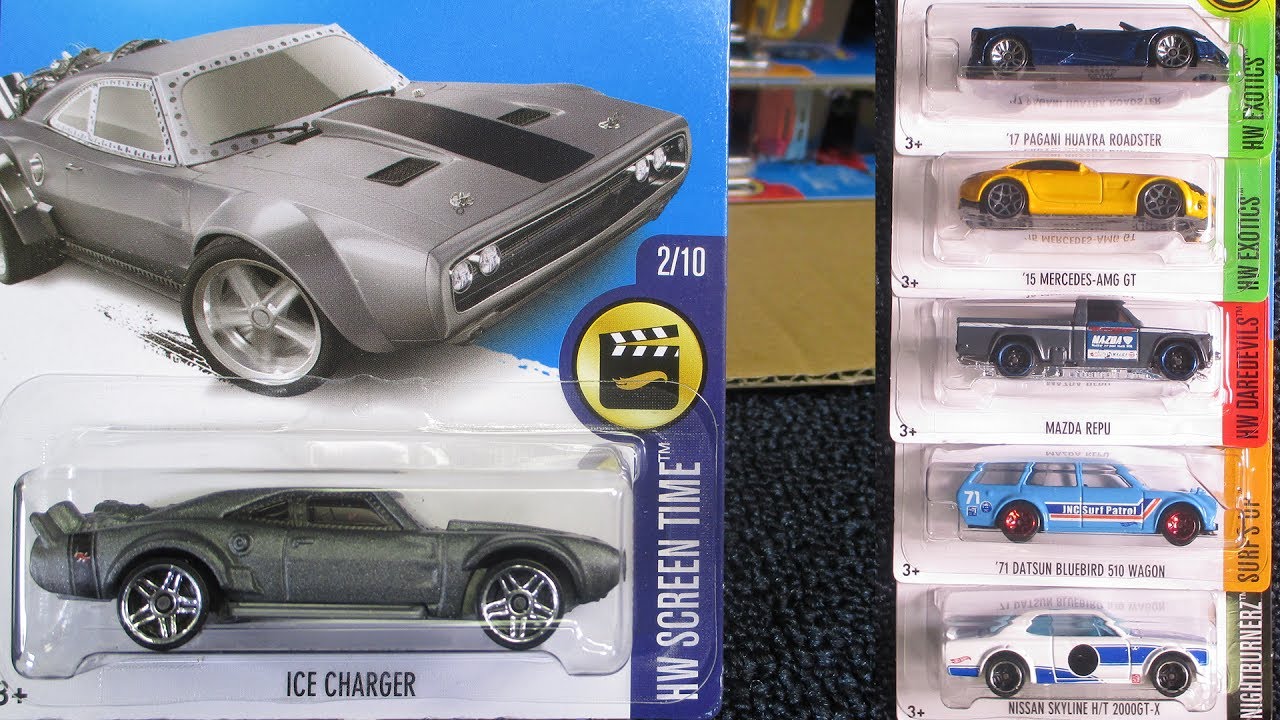 2017 M WW Hot Wheels Factory Sealed Case with Nissan Datsun Mazda and Fate of the Furious