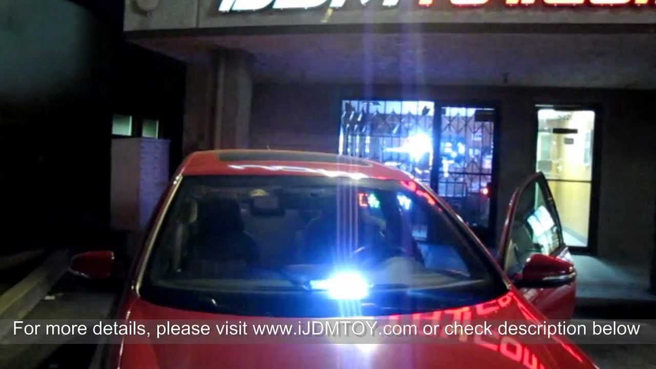Led Lights For Cars >> Amber White 8-LED Emergency Vehicle Dash Warning Strobe ... Led Lights For Cars >> Amber White 8-LED Emergency Vehicle Dash Warning Strobe ...