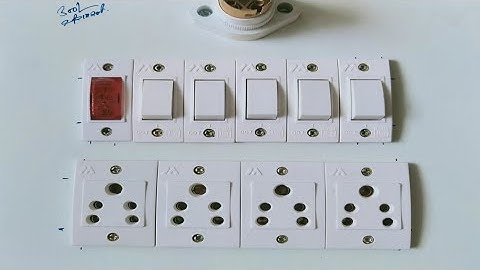 Board Wiring diagram | 5 Switch 4 Sockets 1 Indicator | Board kaise banaye | board wiring kaise kare