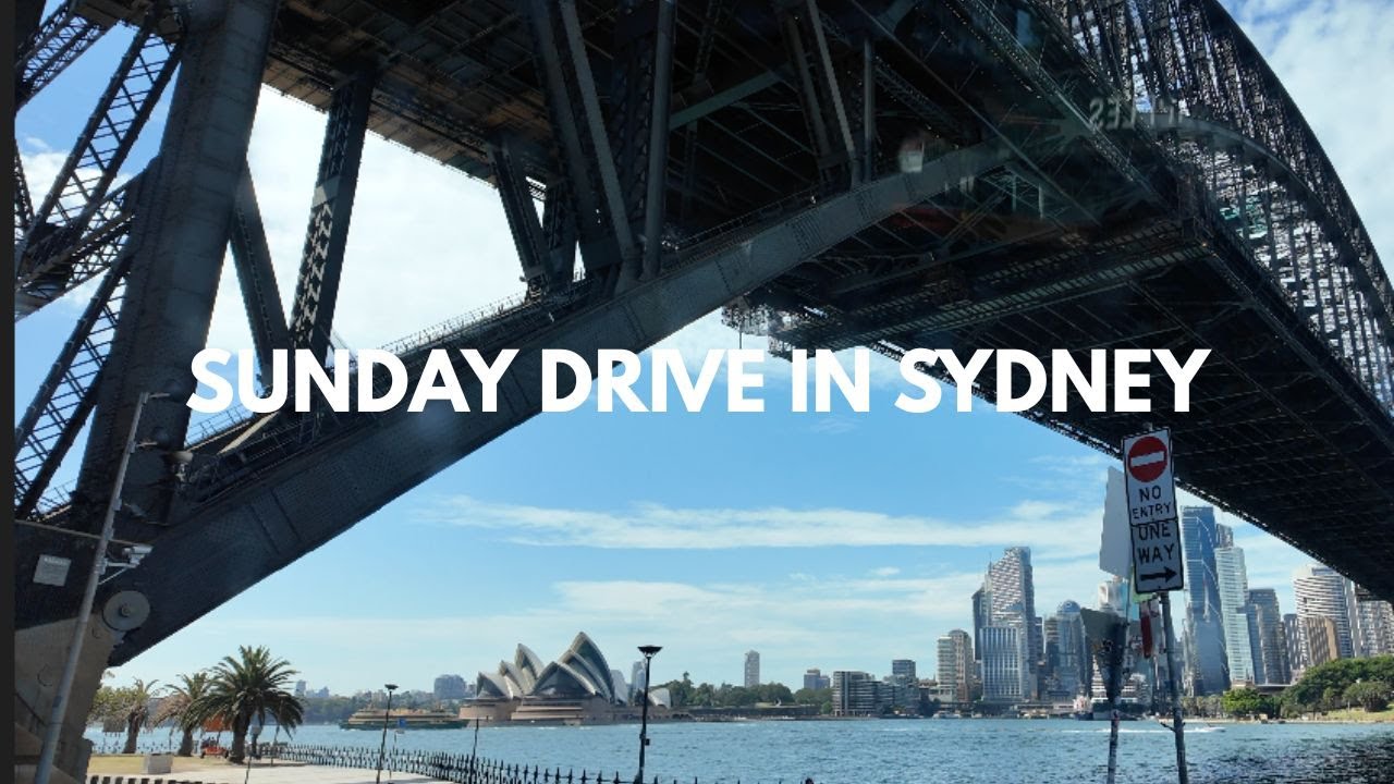 Sunday Drive  | Driving over four bridges - ANZAC Bridge, Sydney Harbour, Gladesville, Iron Cove
