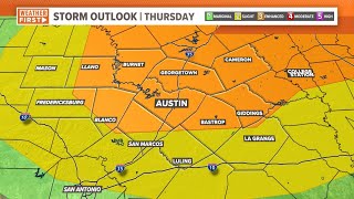 Austin-area weather: Live radar, updates | Large hail, damaging winds possible tonight