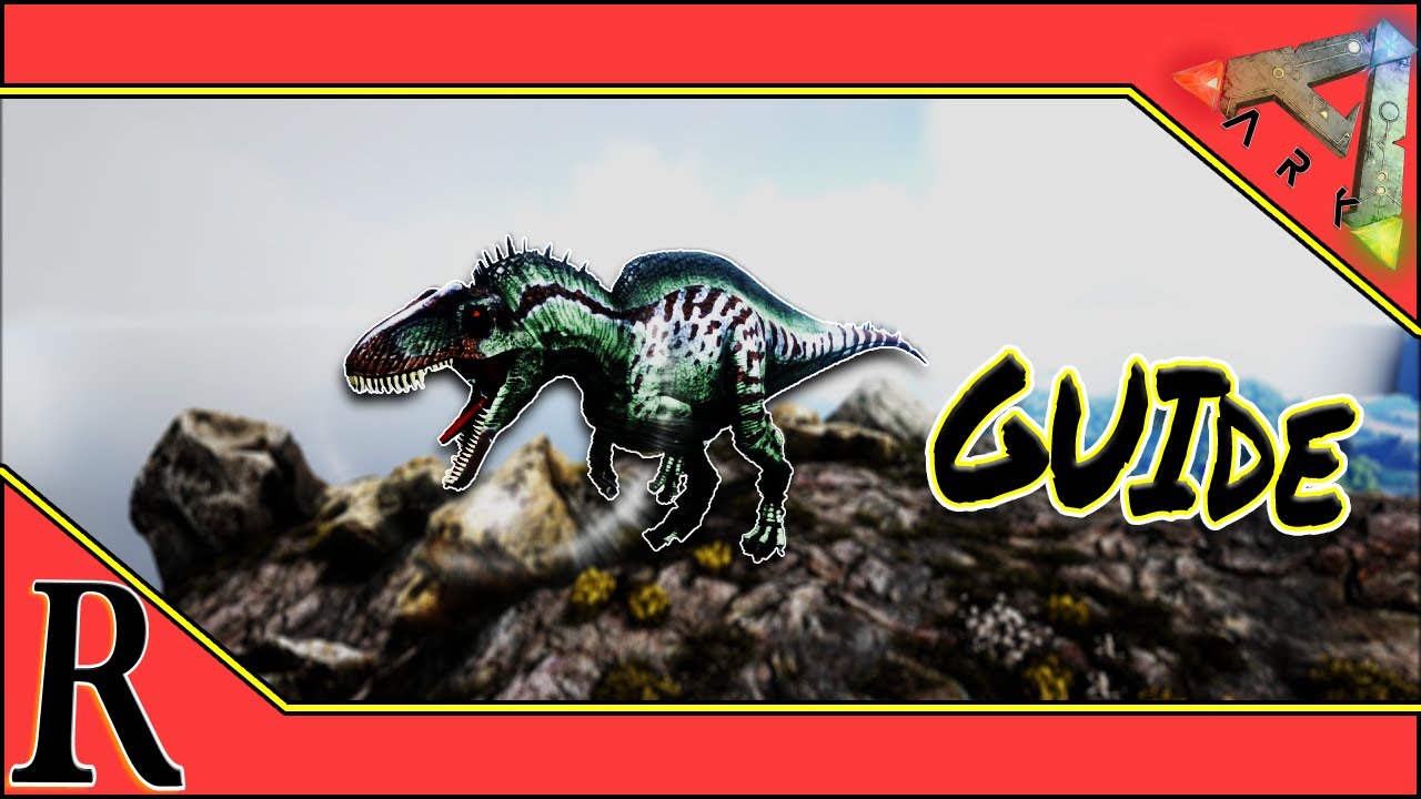 Ark Acrocanthosaurs Guide|| ARK Additions Mod!!! - YouTube