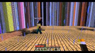 Twichnir0 & La Phyzz Play Minecraft Maps: Recabillys Piller Survival -:- Day Five