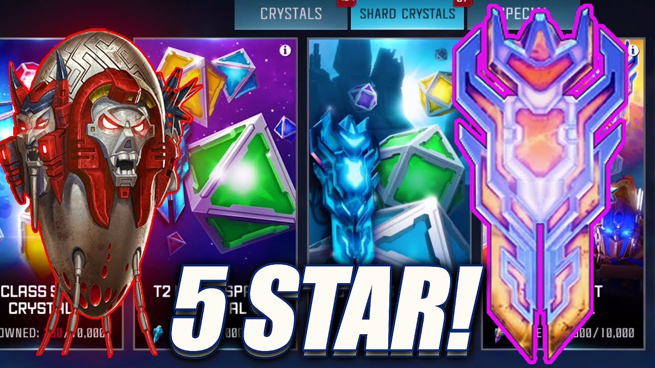 EPIC 5 STAR BOT CRYSTAL OPENING! - Transformers: Forged To Fight