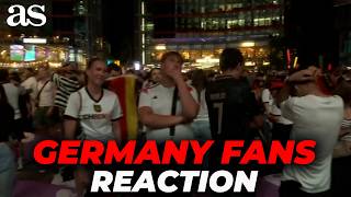 GERMAN FANS' REACTION to the Germany vs Paraguay PENALTY SHOOTOUT | Incredible Scenes