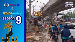 Perlintasan kereta api / KRL Cisauk Saat Masih Aktif