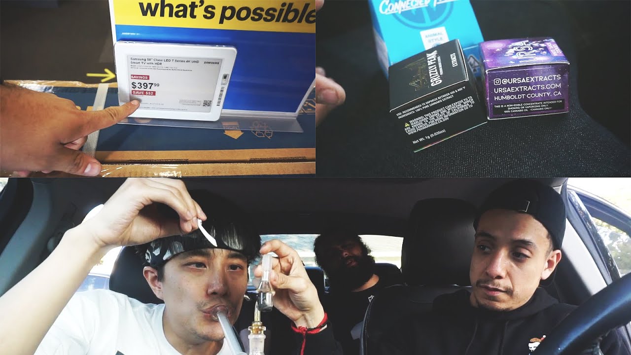 NEW TV, DISPENSARY HAUL, & SESSION