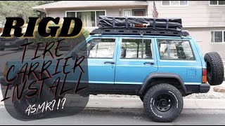 'RIGD' TIRE CARRIER INSTALL (94 JEEP CHEROKEE XJ)