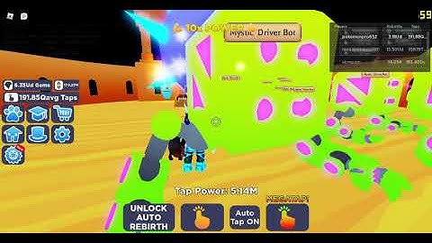 tapping simulator how to get 1 billion super rebirth tokens fast