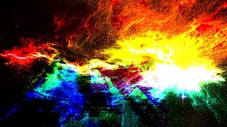 Harsh Vivid Color Nebula Supernova in Deep Space 4K VJ Loop Motion Background