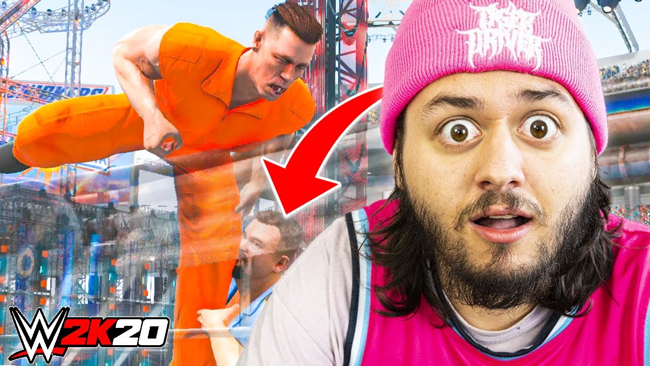 WWE 2K20 But You Have To BREAK OUT OF JAIL To Win!