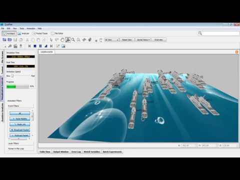 Networking simulators UNDER WATER