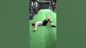 Supine mini band hip internal/external rotations