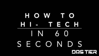 HOW TO HI-TECH PSYTRANCE IN 60 SECONDS ♫