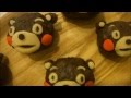 Kumamon Ohagi　くまモンおはぎ(お餅で簡単に)ゆるキャラ和菓子レシピ