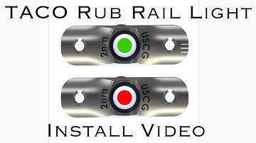 Installing TACO Rub Rail Lights