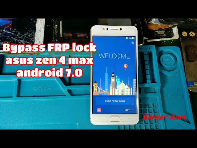 Remove Frp Asus Zen 4 Max Android 7 1 1 X00hd Youtube