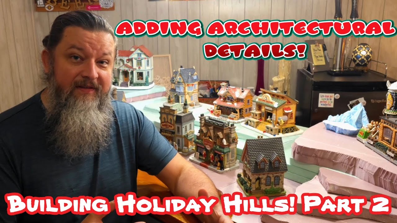 Часть 2: Строительство рождественской деревни «Холидей Хиллз»! Добавляем детали! 