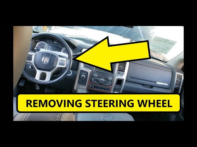 How to Remove Steering Wheel Cover 2018 Ram 1500: Easy Step-by-Step Guide