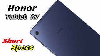 Honor Tablet X7 Short Specs & Price or Launch Date #Shorts