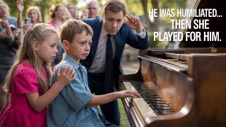 Billionaire’s Blind Son Humiliated at Piano—Then a Homeless Girl Saves the Day