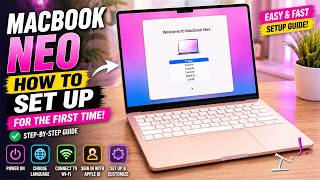 Macbook Neo 💻 How To Set Up For The First Time (step-by-step)