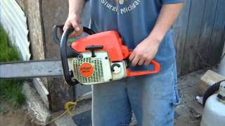 Stihl 029 with 039 super engine and carb