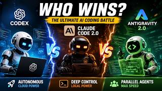 Codex vs Claude Code vs Antigravity 2.0 — Which AI Wins