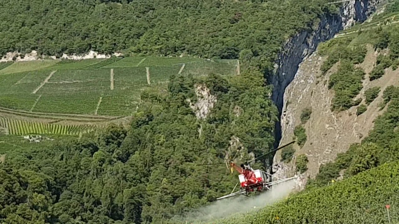 HB-ZHZ Sprayage Air-Glaciers Leytron