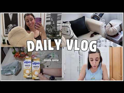 DAILY VLOG | Waiting for autumn: grocery haul and products I'm testing ✨