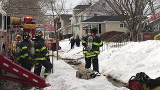 Raw video: FDNY fights New Dorp fire