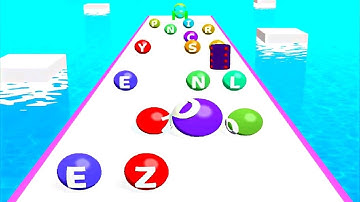 ABC Run - 2048 Alphabet Runner ! Levels Gameplay android,ios Part 27