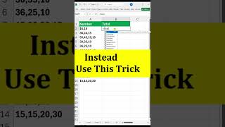 ✅How To Sum Comma Separated Values in Excel 💯😱 #excel #office #spreadsheet