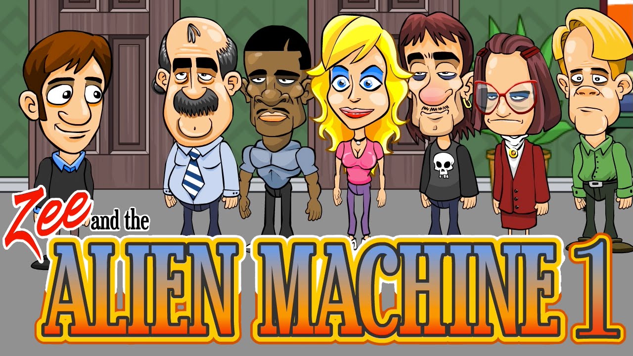 Zee and the Alien Machine Let's Play Teil 1 FlashGame Playthrough