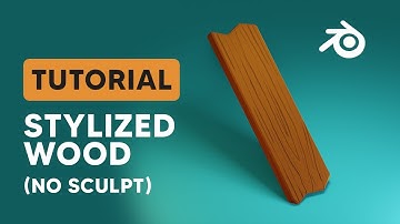 Stylized wood tutorial in Blender compatible with Eevee (NO SCULPT) | Maba 3D