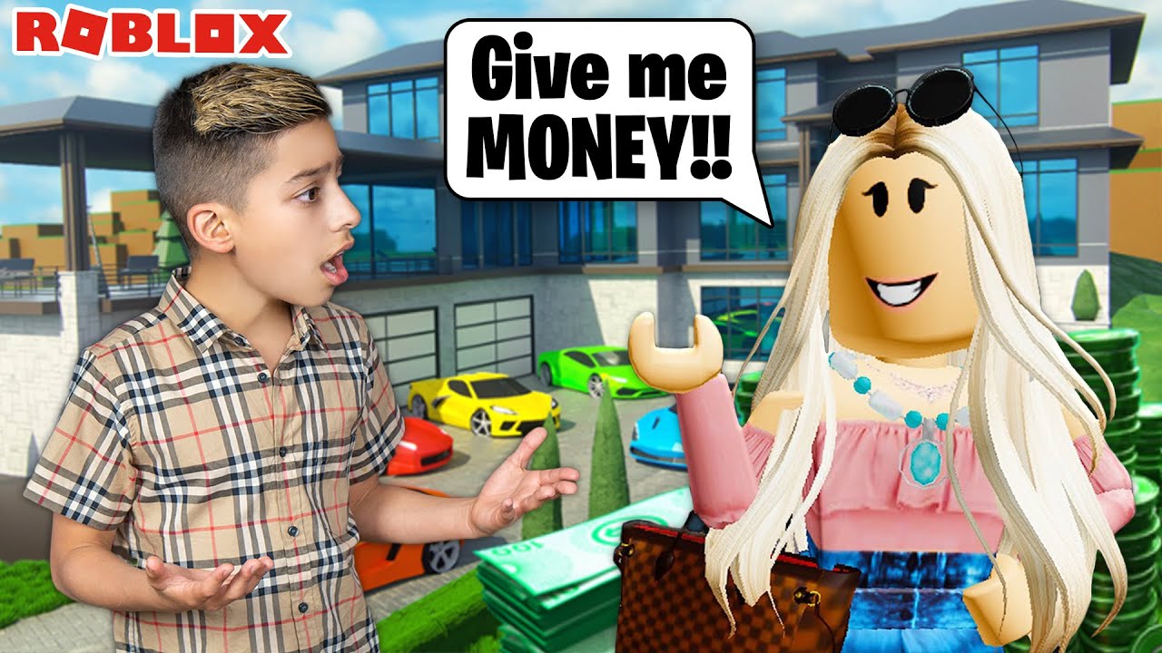 ⁣Ferran's Girlfriend Spends All His Money on Roblox Brookhaven!! | Royalty Gaming