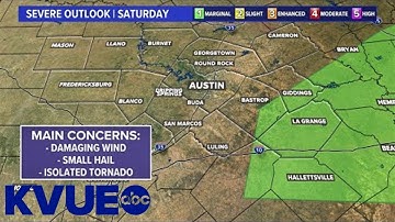 RADAR: Scattered storms could move through Central Texas Saturday night | KVUE