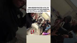 NBA Og3three and BBG Dee visit NBA BEN10 in hospital 💪🏽🔥#nbaben10 #neverbrokeagain #og3three