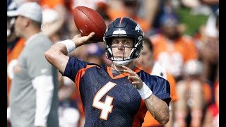 Case Keenum Broncos Training Camp Highlights