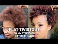 Flat Twistout on my stretched natural hair!