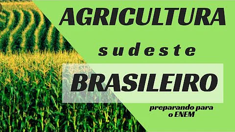 Como é a agricultura na região Sudeste do Brasil?