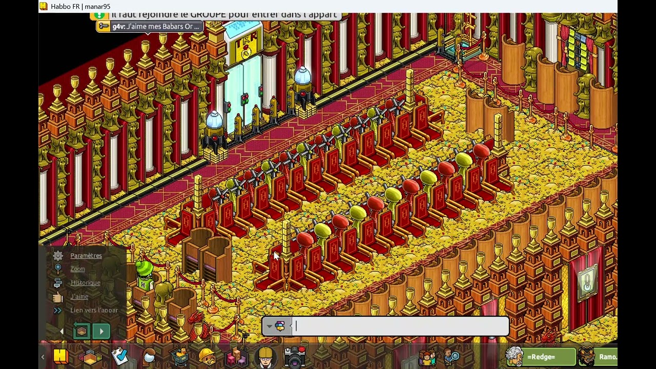 La Légende de g4v sur Habbo.fr (banni en 2024) record by manar95