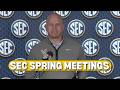 Clark Lea SEC Spring Meetings 2026 Vanderbilt Football Coach
