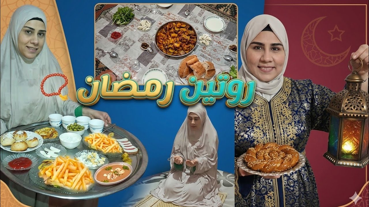 روتين رمضان 🕌// لولو  عملتنا اطيب اكله 🍲😘 سوسو &لولو 