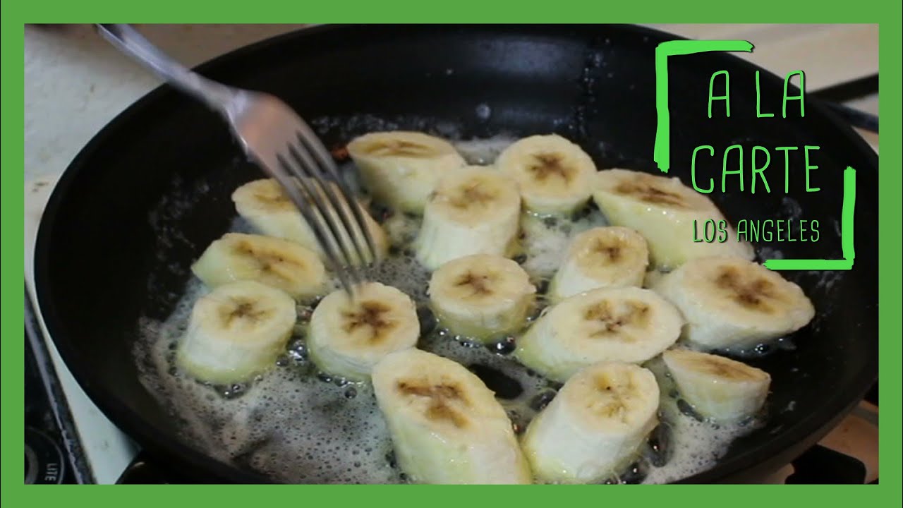 Quick Recipes Banana Flambe YouTube