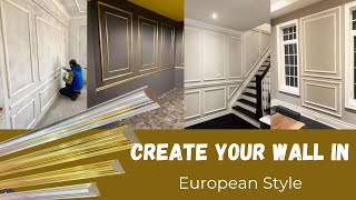 Wall Moulding || European Style Look दें अपने घर की दीवारों को